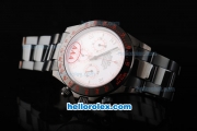 Rolex Daytona Miyota Quartz Movement Full PVD with White Dial and Number Markers