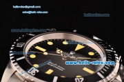 Rolex Submariner Oyster Perpetual Comenx Swiss ETA 2836 Automatic Full Steel with Black Dial and Yellow Markers