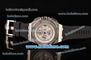 Audemars Piguet Royal Oak Offshore Chronograph Miyota OS10 Quartz Steel Case with White Dial and Stick Markers