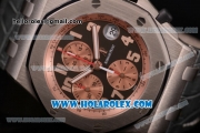 Audemars Piguet Royal Oak Offshore "Pride of Indonesia" Limited Edition Chrono Swiss Valjoux 7750 Automatic Titanium Case with Black Dial and Rose Gold Arabic Numeral Markers (JF)