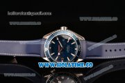 Omega Planet Ocean Clone 8500 Automatic Steel Case with Blue Dial and White Stick Markers (EF)