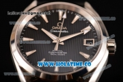 Omega Aqua Terra 150 M Co-Axial Clone Omega 8501 Automatic Steel Case with Black Dial and Stick Markers (EF)