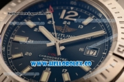 Breitling Colt Swiss ETA 2824 Automatic Steel Case/Bracelet with Blue Dial and Stick Markers