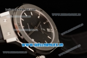 Hublot Classic Fusion Japanese Miyota 9015 Automatic Movement Steel Black Dial and Stick Markers Leather Strap (JF)