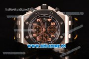 Audemars Piguet Royal Oak Offshore "57th Street" Rubberclad Bezel Best Edition Chrono Swiss Valjoux 7750 Automatic Steel Case with PVD Bezel and Arabic Numeral Markers (JF)