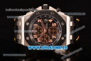 Audemars Piguet Royal Oak Offshore "57th Street" Rubberclad Bezel Best Edition Chrono Swiss Valjoux 7750 Automatic Steel Case with PVD Bezel and Arabic Numeral Markers (JF)