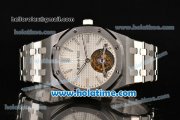 Audemars Piguet Royal Oak Tourbillon 41MM Swiss ST Tourbillon Manual Winding Full Steel with White Dial and Stick Markers Audemars Piguet Royal Oak Tourbillon 41MM Swiss ST Tourbillon Manual Winding Full Steel with White Dial and Stick Markers