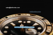 Rolex GMT Master II Swiss ETA 2836 Automatic Movement Diamond Bezel with White Markers and Two Tone Strap