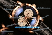 Patek Philippe Grand Complication ST25 Automatic Rose Gold Case with Black Dial and Silver Markers -ETA Coating