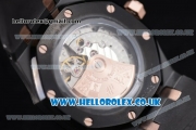 Audemars Piguet Royal Oak 36mm Asia ST16 Automatic PVD Case with Black Dial PVD Bezel and Black Rubber Strap (EF)