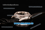 Rolex Day-Date Asia 2813/Swiss ETA 2836/Clone Rolex 3135 Automatic Steel Case with Diamonds Markers and Black Dial (BP)