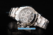 Rolex Daytona Automatic Movement Full White with Black Dial