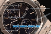 Audemars Piguet Royal Oak Chronograph Miyota OS10 Quartz Steel Case with Blue Dial and Steel Bracelet