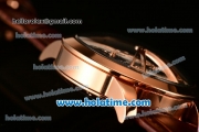 Patek Philippe Grand Complication ST25 Automatic Rose Gold Case with White Dial and Brown Leather Strap - ETA Coating