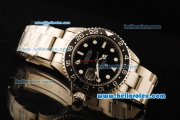 Rolex GMT-Master II Automatic Movement Steel Case with Black Dial and Black Bezel