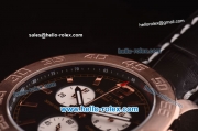 Breitling Colt Chronograph II Chronograph Miyota Quartz Rose Gold Case with Black Dial