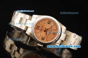 Rolex Air King Automatic Movement Full Steel with ETA Coating Case and Stick/Arabic Numeral Markers