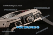 Hublot MP-06 Senna Chrono Miyota OS20 Quartz Steel Case with Skeleton Dial and Red Stick Markers
