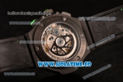 Hublot Big Bang Swiss Valjoux 7750 Automatic Movement PVD Case with Black Dial and Green Markers