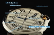 Cartier Ballon Bleu De Swiss ETA 2836 Automatic Steel Case/Bezel Two Tone Strap White Dial Roman Markers