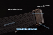 Hublot Big Bang Chronograph Miyota OS20 Quartz PVD Case with Black Dial and Diamond Bezel 7750 Coating