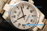 Rolex Air King Automatic Movement Full Steel with ETA Coating Case and White Dial