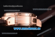 U-Boat Chimera Automatic Asia ST25 Automatic Rose Gold Case White Dial Brown Leather Strap and Rose Gold Bezel