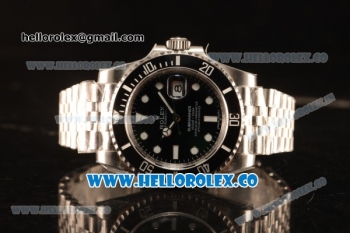 Rolex Submariner Black Ceramic Bezel With Black Dial All Steel With ETA 2836 EW