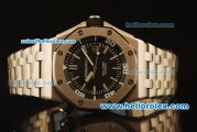 Audemars Piguet Royal Oak Offshore Swiss ETA 2836 Automatic Full Steel with Black Dial and Stick Markers - 1:1 Original