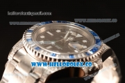 Rolex GMT-Master II All Diamond Blue Bezel Automatic (Correct Hand Stack) 116759SA