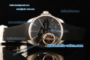 Tag Heuer Grand Carrera Pendulum Tourbillon Manual Winding Movement Steel Case with Black Dial and Steel Bezel Tag Heuer Grand Carrera Pendulum Tourbillon Manual Winding Movement Steel Case with Black Dial and Steel Bezel