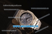 Audemars Piguet Royal Oak 41mm Blue Dial Automatic Clone Ap 3120 Movement Blue Leather Strap 15500ST.OO.1220ST.01 JH