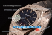 Audemars Piguet Royal Oak Lady Miyota Quartz Steel Case with Blue Dial and Steel Bracelet (EF)