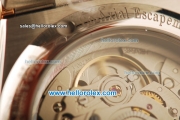 Omega Constellation Swiss ETA 2892 Automatic Movement Steel Case with Silver Dial and Rose Gold Bezel-Two Tone Strap