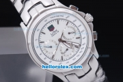 Tag Heuer Link Calibre 36 Chronograph Automatic with White Dial