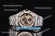 Audemars Piguet Royal Oak Offshore 2014 New Chrono Swiss Valjoux 7750 Automatic Steel Case with Beige Dial and Arabic Numeral Markers (JF) Audemars Piguet Royal Oak Offshore 2014 New Chrono Swiss Valjoux 7750 Automatic Steel Case with Beige Dial and Arabic Numeral Markers (JF)