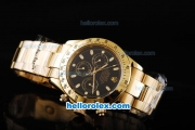 Rolex Daytona Automatic Movement Gold with Black Dial