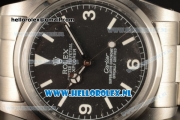 Rolex Explorer Cartier Steel Case Asia Auto with Black Dial and Steel Bracelet