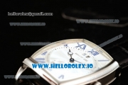 Breguet Heritage Asia Automatic Steel Case White Dial With Roman Numeral Markers Black Leather Strap