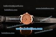 Vacheron Constantin Patrimony Miyota 9015 Automatic Rose Gold Case with Champagne Dial and Stick/Arabic Numeral Markers