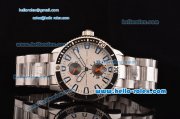 Ulysse Nardin Maxi Marine Diver Asia ST25 Automatic Stainless Steel Case with Stainless Steel Strap and White Dial