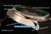 Tag Heuer Grand Carrera Calibre 36 RS Chrono Miyota OS20 Quartz Steel Case with Black Dial and Black Stick Markers