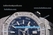 Audemars Piguet Royal Oak Offshore Diver Asia 4813 Automatic Steel/Diamonds Case with Black Dial and Stick Markers