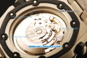 Audemars Piguet Royal Oak Swiss ETA 2836 Automatic Movement Full Steel with White Grid Dial and Stick Markers