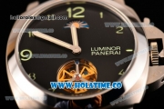 Panerai PAM 764 Firenze 1860 Asia Automatic Steel Case with Black Dial and Arabic Numeral Markers