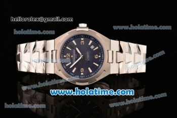 Vacheron Constantin Overseas Original ETA 2824 Automatic Full Steel with Blue Dial and Stick/Arabic Numeral Markers