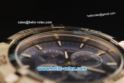 Tag Heuer Aquaracer Chronograph Miyota Quartz Movement with Blue Dial and Silver Stick Markers