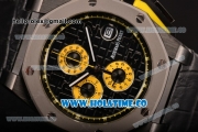 Audemars Piguet Royal Oak Offshore Chrono Miyota OS10 Quartz PVD Case with Black Dial and Rose Gold Arabic Numeral Markers