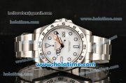 Rolex Explorer II Rolex 3187 Automatic Full Steel with White Dial and Dot Markers (NOOB)