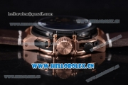 U-Boat Chimera Skeleton Chronograph Miyota OS10 Quartz Rose Gold Case with Skeleton Dial PVD Bezel and Brown Leather Strap